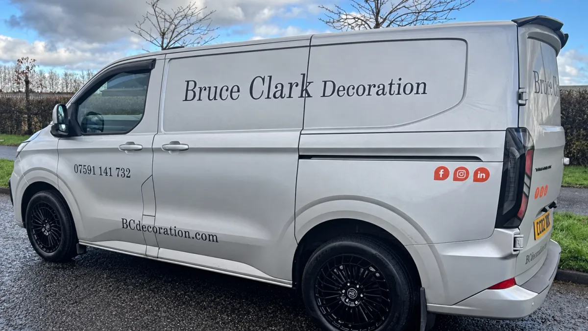 Bruce Clark Decoration branded van, Edinburgh